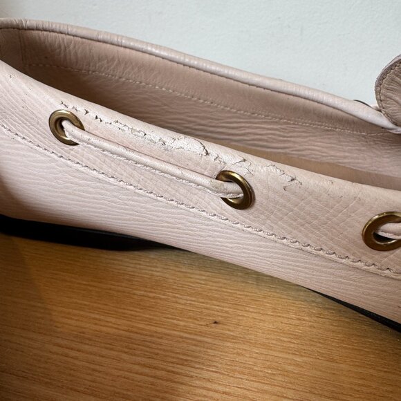 Tod’s Gommino Loafers / Driving Shoes – Pink Leather – Size 8 - Picture 9 of 16